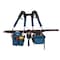 Bucket Boss Belt, Leather Hyrbid Tool Belt with Suspenders, BLUE, Blue 55505-RB - alternate 8